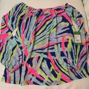 NWT Enna Off Shoulder Lilly Pulitzer Top - XXS
